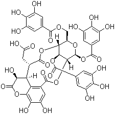 结构式 CAS# 18942-26-2, 诃子林鞣酸