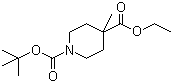 Ethyl N-Boc-4-methylpiperidine-4-carboxylate molecular structure (CAS 189442-87-3)