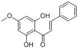 Pinostrobin chalcone molecular structure (CAS 18956-15-5)
