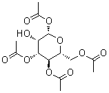 1,3,4,6-四-O-乙酰基-beta-D-吡喃甘露糖分子结构 (CAS 18968-05-3)