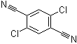 2,5-二氯对苯二甲腈分子结构 (CAS 1897-43-4)