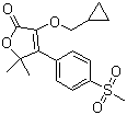 结构式 CAS# 189954-96-9, 非罗考昔; 3-(环丙基甲氧基)-5,5-二甲基-4-[4-(甲基磺酰基)苯基]-2(5H)-呋喃酮