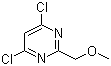 4,6-二氯-2-(甲氧基甲基)嘧啶分子结构 (CAS 1903-92-0)