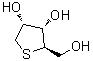 1,4-Dideoxy-1,4-epithio-D-ribitol molecular structure (CAS 190315-43-6)