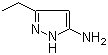 3-Ethyl-1H-pyrazol-5-amine molecular structure (CAS 1904-24-1)