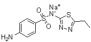 Ethazole sodium salt molecular structure (CAS 1904-95-6)