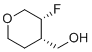 (cis-3-Fluorotetrahydro-2H-pyran-4-yl)methanol molecular structure (CAS 1904147-09-6)