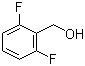 结构式 CAS# 19064-18-7, 2,6-二氟苄醇; 2,6-二氟苯甲醇