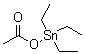 乙酰氧基三乙基锡烷分子结构 (CAS 1907-13-7)