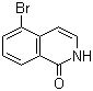 5-Bromo-1(2H)-isoquinolinone molecular structure (CAS 190777-77-6)