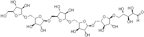 阿拉伯六糖分子结构 (CAS 190852-26-7)