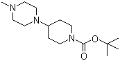 4-(4-Methyl-1-piperazinyl)-1-piperidinecarboxylic acid tert-butyl ester molecular structure (CAS 190964-91-1)