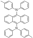 N,N'-Bis(4-methylphenyl)-N,N'-diphenyl-9,10-anthracenediamine molecular structure (CAS 190974-21-1)
