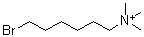6-Bromo-N,N,N-trimethyl-1-hexanaminium molecular structure (CAS 191086-27-8)