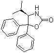 (R)-(+)-4-Isopropyl-5,5-diphenyl-2-oxazolidinone molecular structure (CAS 191090-32-1)