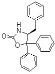(4S)-4-Benzyl-5,5-diphenyl-2-oxazolidinone molecular structure (CAS 191090-38-7)