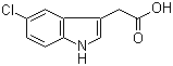 结构式 CAS# 1912-45-4, 5-氯吲哚-3-乙酸