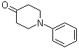 结构式 CAS# 19125-34-9, N-苯基-4-哌啶酮