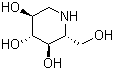 1-脱氧野尻霉素分子结构 (CAS 19130-96-2)