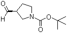 (3S)-3-Formyl-1-pyrrolidinecarboxylic acid tert-butyl ester molecular structure (CAS 191348-04-6)