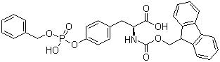 N-Fmoc-O-benzyl-L-phosphotyrosine molecular structure (CAS 191348-16-0)