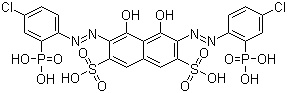 偶氮氯膦 III分子结构 (CAS 1914-99-4)