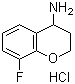 8-Fluoro-3,4-dihydro-2H-1-benzopyran-4-amine hydrochloride molecular structure (CAS 191608-18-1)