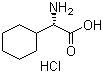 结构式 CAS# 191611-20-8, (S)-环己基甘氨酸盐酸盐