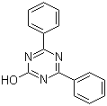 2,4-二苯基-6-羟基-1,3,5-三嗪分子结构 (CAS 1917-44-8)