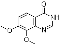 结构式 CAS# 19178-11-1, 7,8-二甲氧基-4(3H)-喹唑啉酮