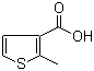 2-Methylthiophene-3-carboxylic acid molecular structure (CAS 1918-78-1)