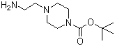 tert-Butyl 4-(2-aminoethyl)piperazine-1-carboxylate molecular structure (CAS 192130-34-0)