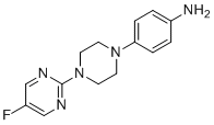 4-[4-(5-Fluoro-2-pyrimidinyl)-1-piperazinyl]aniline molecular structure (CAS 1921374-52-8)