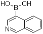 4-异喹啉硼酸分子结构 (CAS 192182-56-2)