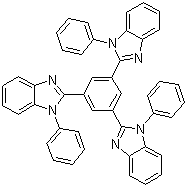 1,3,5-Tris(1-phenyl-1H-benzimidazol-2-yl)benzene molecular structure (CAS 192198-85-9)