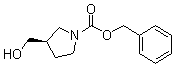 (R)-3-(Hydroxymethyl)-1-pyrrolidinecarboxylic acid phenylmethyl ester molecular structure (CAS 192214-05-4)