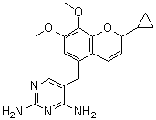 Iclaprim molecular structure (CAS 192314-93-5)