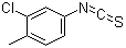 结构式 CAS# 19241-37-3, 3-氯-4-甲基苯基异硫氰酸酯