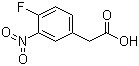 3-Nitro-4-fluorophenylacetic acid molecular structure (CAS 192508-36-4)