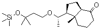 (1S,3aR,7aR)-八氢-7a-甲基-1-[(1S)-1-[3-甲基-3-[(三甲基硅烷基)氧基]丁氧基]乙基]-4H-茚-4-酮分子结构 (CAS 192573-33-4)