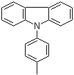 structure of CAS# 19264-73-4, 9-(4-Methylphenyl)carbazole;9-p-Tolyl-9H-carbazole