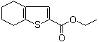 4,5,6,7-四氢苯并[b]噻吩-2-羧酸乙酯分子结构 (CAS 19282-45-2)