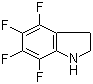 4,5,6,7-四氟吲哚啉分子结构 (CAS 19282-55-4)