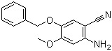 2-Amino-5-(benzyloxy)-4-methoxybenzonitrile molecular structure (CAS 192869-57-1)