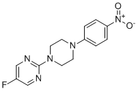 5-Fluoro-2-(4-(4-nitrophenyl)piperazin-1-yl)pyrimidine molecular structure (CAS 1928707-64-5)