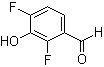 2,4-Difluoro-3-hydroxybenzaldehyde molecular structure (CAS 192927-69-8)