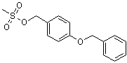 4-(Benzyloxy)benzyl methanesulfonate molecular structure (CAS 192997-48-1)