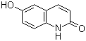 6-Hydroxy-2(1H)-quinolinone molecular structure (CAS 19315-93-6)