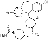 Lonafarnib molecular structure (CAS 193275-84-2)