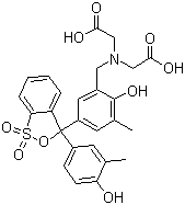 结构式 CAS# 19329-67-0, 半二甲酚橙